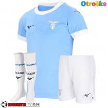 Otroške Nogometnih dresov Lazio Domači 2025-26 Kratki rokavi (+ hlače)